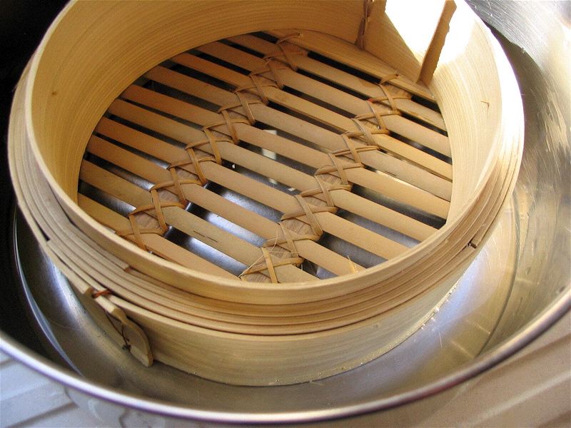 Le blog de Sam.: Saumon au panier vapeur en bambou